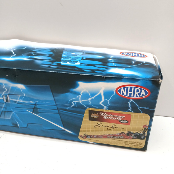 2006 BRANDON BERNSTEIN Budweiser/ Lucas Oil Top Fuel Dragster Diecast 1/24 - Picture 8 of 16